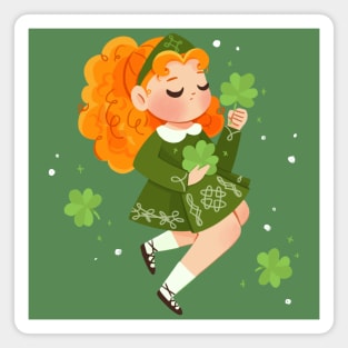 Irish dancer Magnet